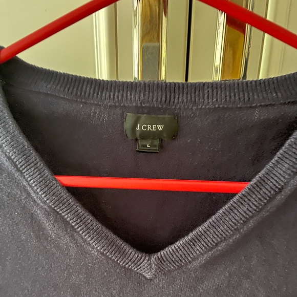 J.Crew Navy V-Neck Sweater - Picture 2 of 8